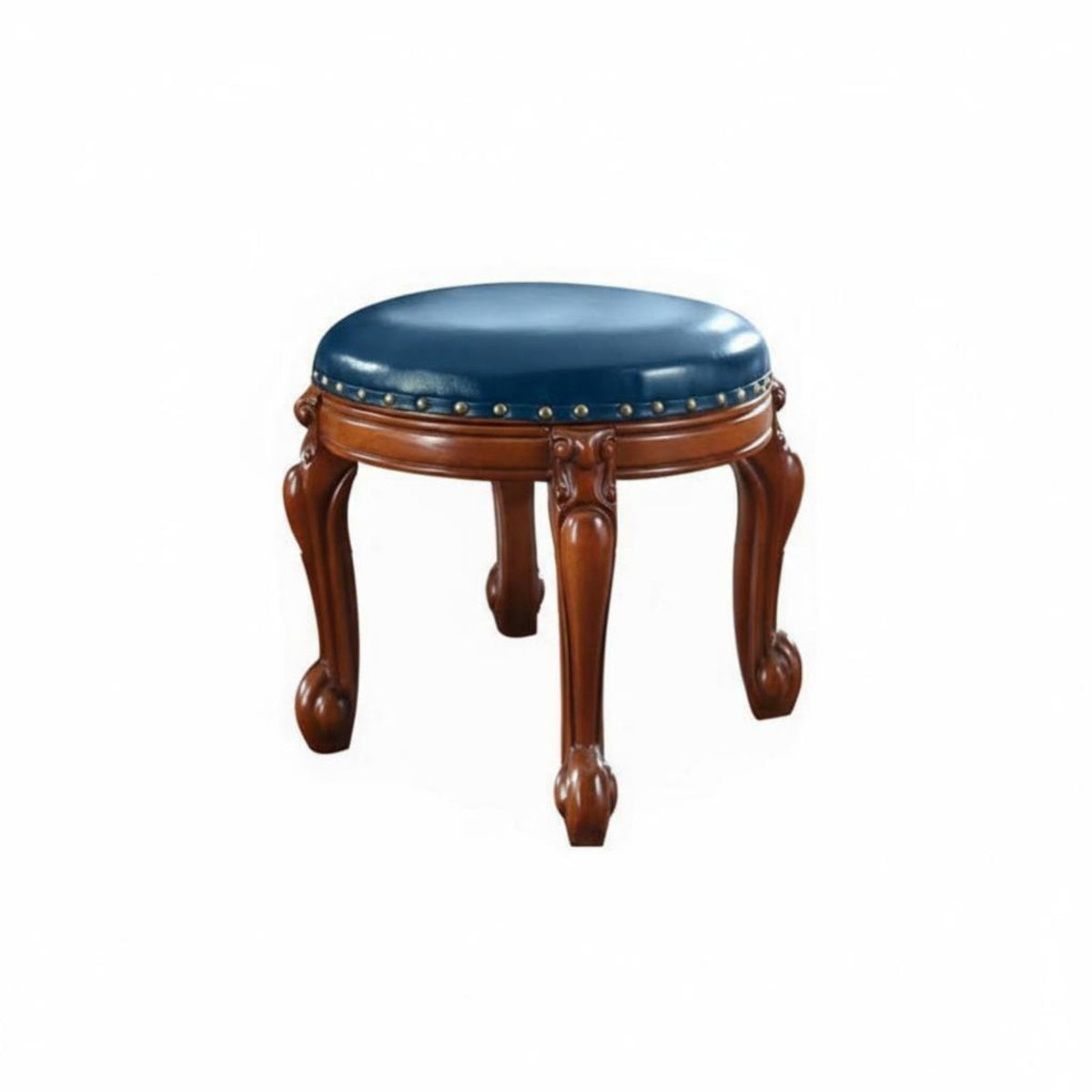 Entire Wood Round Wooden Stool timeless design Round Four-Legged Stool Multi-Functional Small Seat space-saving Size for Children, Adults, Homeowners, Living Room, Entryway, Bedroom, Balcony