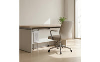 Perforated Under Desk Footrest Compact Chair Footrest with Metal Legs Ergonomic Leg Rest Supportive for Telecommuting Employees