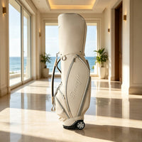 Wheeled Sports Travel Bag Golf Club Stand Bag with Wheels Wear-Resistant Luggage for Golfers