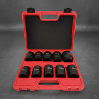 1 Inch Drive Shock Socket Set Integrally Molded Sturdy Duty Shock Socket Set Mechanic Tool Heat-Treated Wear-Resistant