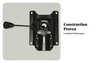 Adjustment Lever Office Chair Mounting Plate Central Opening Seat Bracket Plate Black Metal Tilt Control Mechanism Fits Standard Cylinders