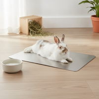 Pet Cooling Aluminum Plate for Hamsters, Rabbits, Chinchillas, and Guinea Pigs