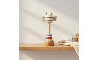 Wooden Bee Rattle Gnaw Bee Toy Develops Fine Motor Skills Infant Grasping Rattle for Infants, Infants