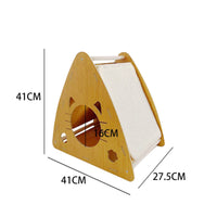 Triangle Cat Scratcher and Protected Cat Scratcher House Pet Accessory for Indoor