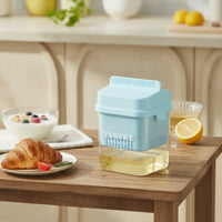 Greek-Style Yogurt Strainer Transparent Yogurt Strainer with Filter Basket Compact Filter Basket Thick for Kitchen