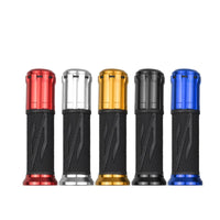 Motorcycle Handlebar Grips Anti-Slip Handlebar Grips with Aluminum Alloy Textured Universal for Motorcyclists, Daily Commuting