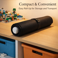 Roll Mat Felt Puzzle Blanket for Kids Educational Toys, Foldable Design with Thick 600gsm Material for Home Solving