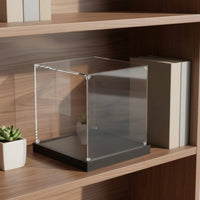 Acrylic Display Box High Visual Openness Clear Collectible Case Sturdy Construction Transparent Dustproof Cover for Collectors