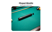 Pool Cue Extender Improves Reach Billiard Cue Extension Billiard Stick Lengthener Easy to Attach Universal Fit for Amateurs, Bar