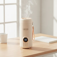 Electric Kettle Cup Insulated Portable Water Boiler Double-Wall for Dorm