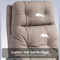 Ergonomic Design Reclining Highspine Chair with Footrest Height Adjustable Highspine Recliner with Footrest Electric Controls managerial Seat 360° rotate for managerials, Big and Tall People, video game enthusiasts, Study, Conference Room