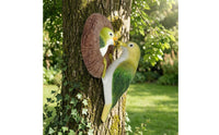Tree Bird Ornament Resin Wall Mounted Bird Ornament for Garden