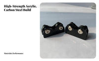 2 Pieces Twin-Wheel Design Pool Cue Straightness Checker Accurate Check Billiard Cue Straightener Effortless Rotation