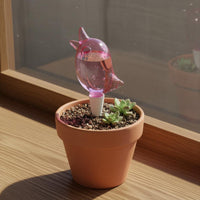 Slow Release System Bird Shaped Plant Waterer Keeps Soil Moist Bird Shape Plant Waterer Easy to Use Automatic Trickle Irrigator No Electricity Needed for Travelers, Office Workers, Busy People, Indoor, Vacation, Balcony
