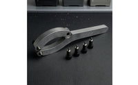 Cast Steel Hydraulic Cylinder Wrench Thickened Hydraulic Seal Wrench Hard-Wearing Cylinder Seal Remover Extended Handle