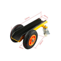 Heavy-Duty Slab Dolly Swivel Panel Mover Industrial Four-Wheel Cart with Rubber Tires Long-Lasting for Contractors
