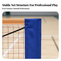 Indoor Outdoor Use Portable Badminton Net Easy Assembly Foldable Badminton Net Set Lightweight Sports Equipment Long-Lasting Construction for Family, Beginners, Kids, Backyard, Training, Beach