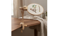 Embroidery Hoop Stand Table Clamp Adjustable Cross Stitching Stand Rotating Embroidery Hoop Holder for Stitchers