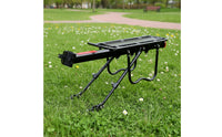 Tubular-Frame Rear Cycle Rack Reflective Rear Bike Rack Lightweight Bike Cargo Carrier Long-Lasting for Commuting