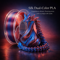 PLA Printer Filament, 1.75mm Diameter Spool for Prototyping Model Making Hobbyists, Shiny Glossy Finish