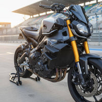 PETG Motorcycle Winglet Heat-Resistant Plastic Motorcycle Side Airflow Fin Sporty Look Side Winglet for Racing, Track