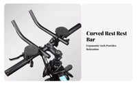 Aerodynamic Handlebars Aluminum Alloy Time Trial Aerobars Foam Pads Bike Resting Handlebar Assembly for Triathletes