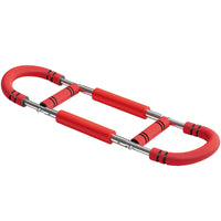 Curved Arm Exerciser Upper-Body Arm Exerciser with Adjustable Resistance Portable Exercise Bar for Fitness Enthusiasts, Beginners, Home Gym, Office