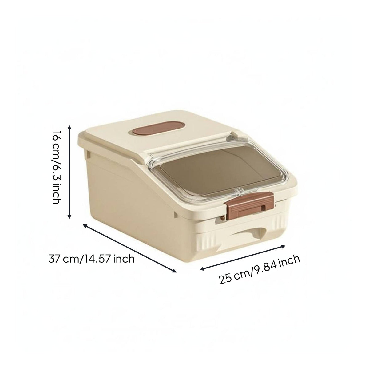 Moisture-Proof Airtight Rice Storage Container Long-Lasting Rice Storage Container Multi-Purpose