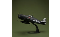 F6F Model Collector Quality Fighter Aircraft Model with Stand Display for Shelves, Desk
