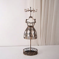 Dress Form Jewelry Display Tabletop Jewelry Display Rack Antique-Style for Boutique