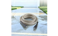 Pressure Washer Hose Coiled Hose with Fittings Double-Ended for Driveway