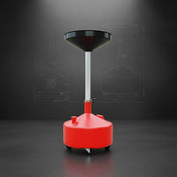 Portable Oil Drain Container Wheeled Waste Oil Collector Automotive Equipment Anti-Spill Design Vehicle Maintenance Rust