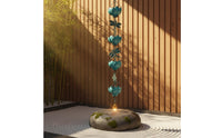 Creative Design Lotus Rain Chain Easy to Install Lotus Flower Cup Chain Long-Lasting Metal for Guesthouse