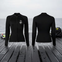 3mm Diving Suit Quick Dry Neoprene Wave-Riding Suit Sun Protection Snorkeling Wetsuit Set for Surfing, Swimming