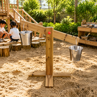 Wooden Balance Scale, Childrens Play Scale 80x60x70cm, Nursery Balance Scale for Preschool Sand & Water Messy Play