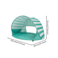 Beach Tent Portable Beach Tent with Sand Stakes Lightweight for Kids, Baby