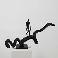 Abstract Human Figure Sculpture Modern Human Figure Sculpture Artistic Decorative Display Statue for Entryway