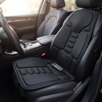 Heated Vibration Massage Seat Cushion Full Back Massage Seat Cushion with Heat Vibrating Chair for Commuters, Office Workers