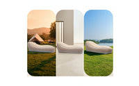 Air Lounger with Built-in Pump Portable Inflatable Couch Compact Lounge Seat for Backyard