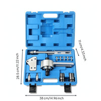 Professional Crankshaft Pulley Tool Kit Long-Lasting Pulley Removal Tool Kit Corrosion-Resistant Portable for DIYers