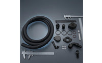 Complete Ccv Reroute Kit with Fittings Engine Vent Hardware Kit Black