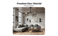 Glass Lamp Shade Minimalist Design Round Glass Globe Heat Dissipation Hole Lighting Accessory
