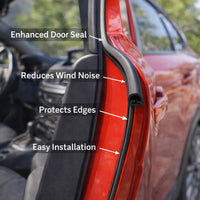 EPDM Rubber Seal Strip with Steel Core, Automotive Door Seal Strip, Car Door Rubber Seal Strip, Waterproof Door Seal Strip, Noise Dampener Seal Strip