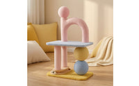 Cat Climber with Scratching Posts Small Cat Activity Center with Play Spheres Floor-Standing Furniture for Cats