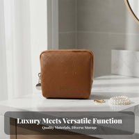 Portable Jewelry Pouch Soft Velvet Lining Mobile Jewelry Case Compact & Lightweight Bracelet Storage Case for Women, Mom, in Handbag, Gifting, Luggage