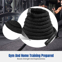 Battle Rope, Iron Ring, Power Training, Home Gym, Protective Sleeve