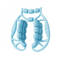 Textured Rollers Leg Roller Massager Knobby Surface Handheld Leg Roller Curved Frame Handheld Calf Massager Grip Handles for Muscle Relaxation