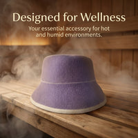 Steam Bath Hat Room Accessories, 80g Absorbent Steam Room Cap, Heat Resistant Sauna Hat, Universal Steam Room Cap, Sauna Hat for Steam Room