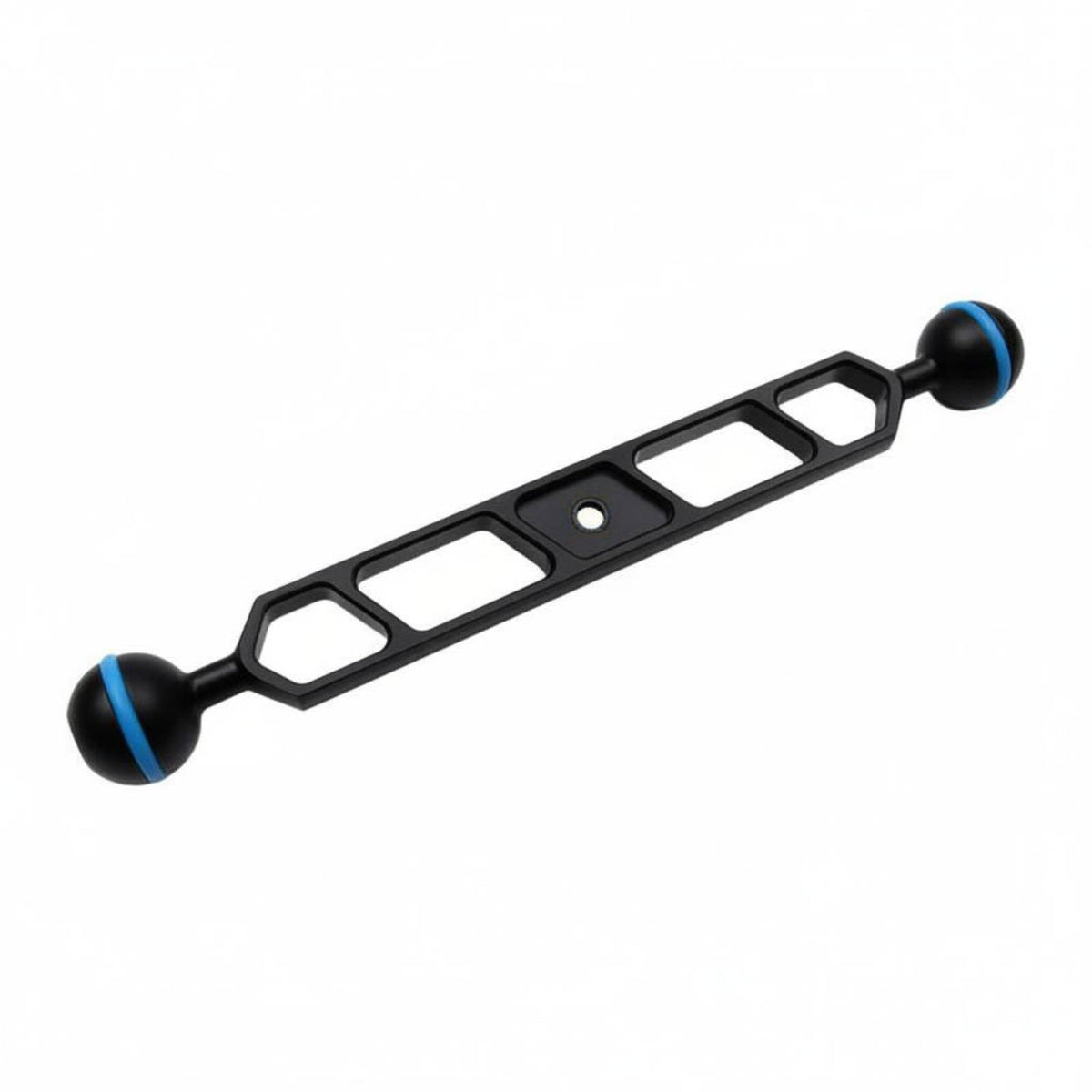 Hard Anodized Double Ball Arm Adjustable Underwater Camera Arm Long-Lasting Underwater Lighting Mount Stable for Diving