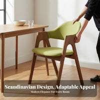 Triangular Frame Armchair Nordic Appearance Upholstered Armchair Minimalist Design Padded Comfort for Adults, Residents, Study